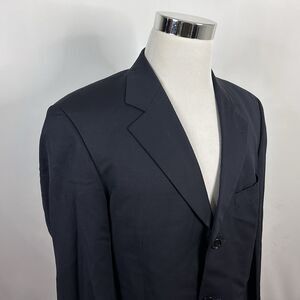 Hugo Boss 38R Einstein Sport Coat Loro Piana 110s Wool Three Button Dark Navy